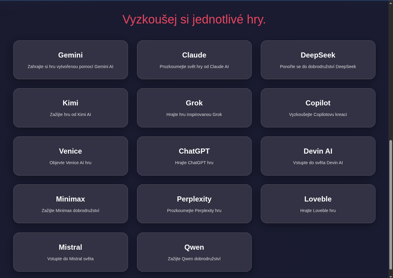 Ukázka hry AI Battle